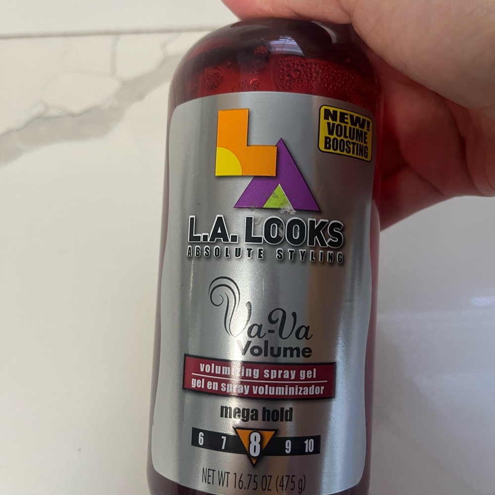 L.A. Looks Va-Va Volume Boosting Mega Hold #8 Volumizing Pump Spray Gel - Picture 3 of 3